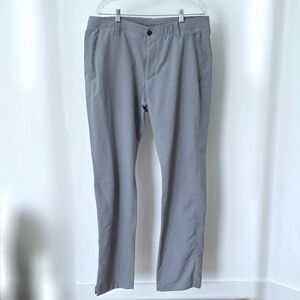 Under Armour Men's Light Gray Performance Pants 38x34